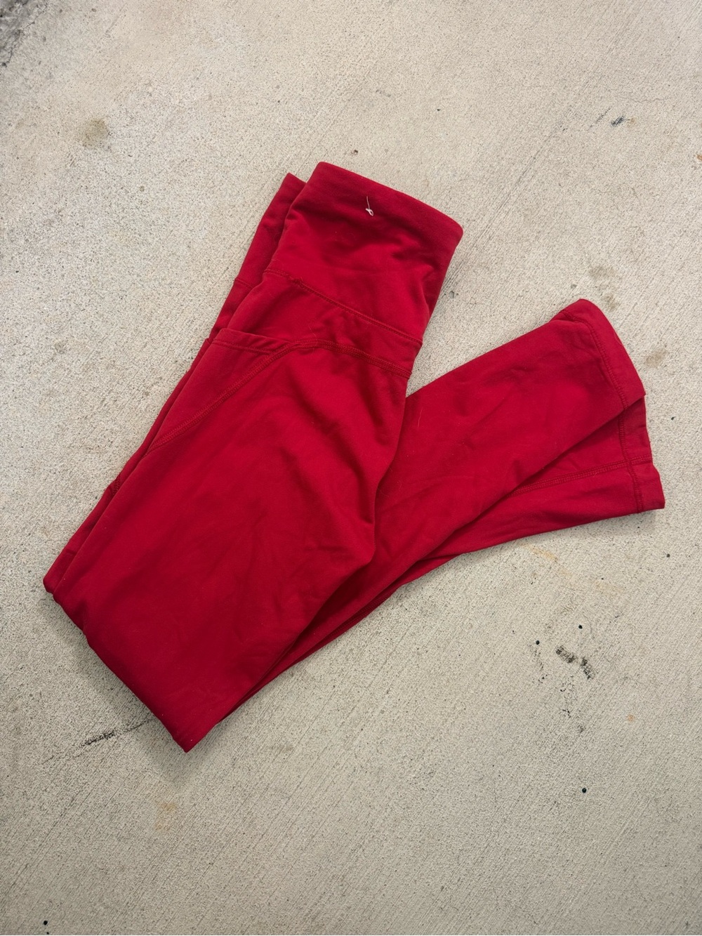 Red Aeropostale Leggings with Side Pockets